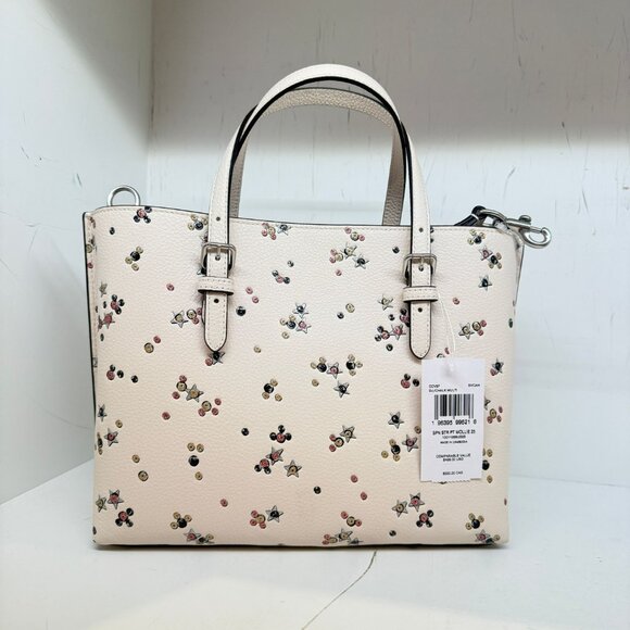 coach Mollie Tote Bag 25 With Star Print ccv87 - Picture 2 of 7